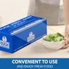 Duck Food Wrap, 12x 2000 ft. Plastic Wrap with Seal & Slide Cutter on Box - Restaurant & Commercial Grade, Excellent Quality & Heavy Duty - Great For Sealing, 1 box view 4