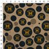 GRAPHICS & MORE University of Michigan Wolverines Logo Premium Kraft Gift Wrap Wrapping Paper Roll view 2