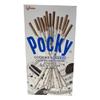 Glico Pocky Cookies & Cream (2.47oz). Stick type cocoa cookie covered with crushed cocoa cookie and milk cream. (TCS-14 R-5) - Pack of 3 view 1