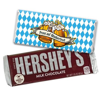 36ct Oktoberfest Party Favors Personalized Candy Chocolate Bars in Bulk (36 Count) - Prost!