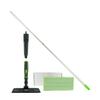 Pulex TechnoPad Window Cleaning Kit with Aluminum Pole and Green Microfiber Pads for Windows view 2