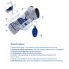 Bauerfeind - ManuTrain - Wrist Support - Relieves Strain and Stabilized During Movement - Left Wrist - Size 3 - Color Titanium view 4