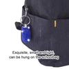 Aluminum Keychain Medication Pill Box Mini Size Pill Holder,Waterproof and Light Weight Pill Case, Bling Pill Container Key Chain Medicine Dispenser Bottle Storage Aluminum Keychain,Dark Blue view 2