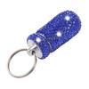Aluminum Keychain Medication Pill Box Mini Size Pill Holder,Waterproof and Light Weight Pill Case, Bling Pill Container Key Chain Medicine Dispenser Bottle Storage Aluminum Keychain,Dark Blue view 3