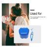 FOMIYES 1 Set Toothbrush Set Supple Bristle Brush for False Tooth Care Tools Oral Care Supplies Holder False Tooth Brush Storage Case Container view 2