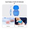 FOMIYES 1 Set Toothbrush Set Supple Bristle Brush for False Tooth Care Tools Oral Care Supplies Holder False Tooth Brush Storage Case Container view 4