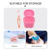 FOMIYES 1set Plastic Case Cleaning Brush Kit for Care Storage Box Soft-bristled Tooth Cleaner for Partial and Full Case Brush view 3