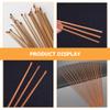 Cabilock Bamboo Ear Cleaning Wood Ear Picker Wax Removers Ear Picks Chinese Bamboo Ear Cleaner Spoon Chinese Wood view 2