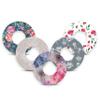 ExpressionMed - Adhesive Patch for Libre 2 and Lingo (5-Pack) - Made in The USA, Waterproof, Split Backing, CGM Tape (Frosty Floral Variety Pack) view 1