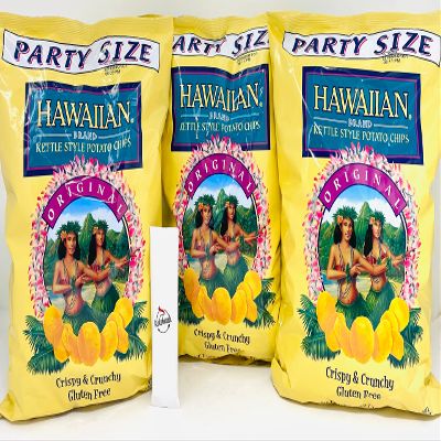 Kettle Style Chips Crispy And Crunchy Potato Chips Original Party Size 3-13oz PACK