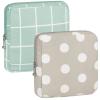 airogym 2 Pack Period Bag for Womens, Sanitary Napkin Storage Bag, Functional Waterproof Sanitary Pads Bags for Panty Liners, Tampons, Menstrual Cups Pouches, Sanitary Pads Organizer with Zipper view 1