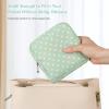airogym 2 Pack Period Bag for Womens, Sanitary Napkin Storage Bag, Functional Waterproof Sanitary Pads Bags for Panty Liners, Tampons, Menstrual Cups Pouches, Sanitary Pads Organizer with Zipper view 3