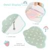 airogym 2 Pack Period Bag for Womens, Sanitary Napkin Storage Bag, Functional Waterproof Sanitary Pads Bags for Panty Liners, Tampons, Menstrual Cups Pouches, Sanitary Pads Organizer with Zipper view 4