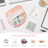 airogym 2 Pack Period Bag for Womens, Sanitary Napkin Storage Bag, Functional Waterproof Sanitary Pads Bags for Panty Liners, Tampons, Menstrual Cups Pouches, Sanitary Pads Organizer with Zipper view 4