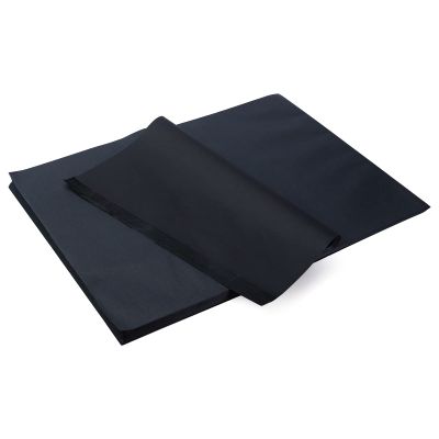 Packanewly Bulk Tissue Paper Gift Wrap, 480 Sheets Black, 15 x 20 Inch Wrapping Paper for Art Craft Festival Birthday Party Floral Pompom