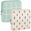 airogym 2 Pack Period Bag for Womens, Sanitary Napkin Storage Bag, Functional Waterproof Sanitary Pads Bags for Panty Liners, Tampons, Menstrual Cups Pouches, Sanitary Pads Organizer with Zipper view 1