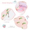 airogym 2 Pack Period Bag for Womens, Sanitary Napkin Storage Bag, Functional Waterproof Sanitary Pads Bags for Panty Liners, Tampons, Menstrual Cups Pouches, Sanitary Pads Organizer with Zipper view 3