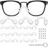 PPIOOY 21 Pcs Silicone Eyeglass Nose Pads, Transparent Soft Non-Slip, 3 Sizes (42 mm, 31 mm, 27 mm) view 1