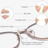 PPIOOY 21 Pcs Silicone Eyeglass Nose Pads, Transparent Soft Non-Slip, 3 Sizes (42 mm, 31 mm, 27 mm) view 3