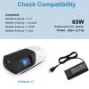 65W 24V 2.71A Power Supply Charger Compatible with ResMed AirSense 11 AutoSet Elite CPAP Air11 65W 39205 E1399 ResMed 390010 R390-7230 Power Cord resmed airsense 11 Charger view 4