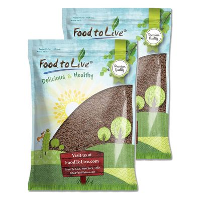 Food to Live Whole Red Lentils, 25 Pounds Dry Raw Beans, Sproutable, Vegan, Kosher, Bulk. Easy to Cook. Good Source of Folate, Fiber, and Protein. Perfect for Lentil Soup, Stews, and Curry.