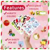 150PCS Christmas Gift Tags Stickers Self-Adhesive Name Tags Stickers Christmas Party Favor view 3