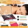 Yunsailing Hot Stones Massage Set 18 Pieces Basalt Hot Rocks Massage Rocks Kit Black Smooth Stones for Professional Home Spa Warming Relaxing Pain Relief, Constant 50c (122f)(Temperature Constant) view 3