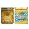 Unique Snacks 2-Pack Variety Mustard Dips and Spreads, 1 German Mustard and 1 Honey Mustard, Non-GMO, Flavorful, Versatile Dip view 1
