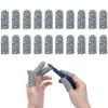 20 pcs Cut Resistant Cots Finger Protection Finger Sleeve Protectors, Glove Life Extender, Anti-Slip Finger Cots Anti-Cut Fingertips Thumb Guards for Work, Handicrafts, Kitchen, Sculpture Supplies view 1