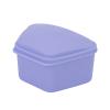 ANGGREK Retainer Case, Trapezoid Retainer Case Travel Portable Denture Storage Box for Home Office() view 1