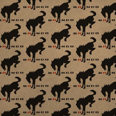 GRAPHICS & MORE Ford Buckin' Bronco Premium Kraft Roll Gift Wrap Wrapping Paper