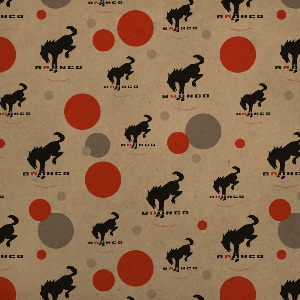 GRAPHICS & MORE Ford Buckin' Bronco Premium Kraft Gift Wrap Wrapping Paper Roll