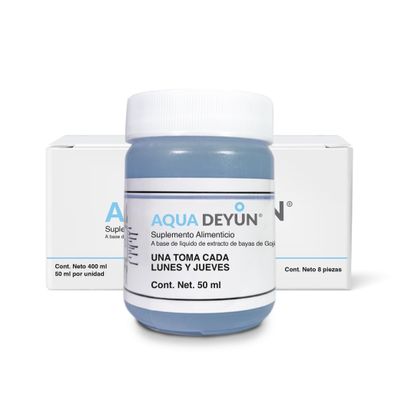 AQUA DEYUN | 100% Natural Formula | Servings Size 1 Bottle (50ml) | Servings Per Container 8