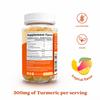 BeLive Turmeric Gummies - Curcumin with Black Pepper & Ginger Extract - 500 mg of Turmeric and Ginger Supplement for Immune Support, Healthy Skin, and Mobility - Tropical Flavor | 2 Pack view 3
