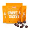 TCHO Sweet & Sassy 66% Dark Chocolate Baking Couverture (3 Bag) | Organic & Fair Trade Certified | Non GMO, Non-Dairy, Vegan, Soy Free (8oz each) view 1