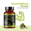 Dr. HERBALIST Castor Oil Capsules 1600mg - Cold Pressed Ricinus Communis Softgels | Supports Digestive Wellness & Hair Skin Vitality* | Halal, Non-GMO, Vegan | 60ct view 4