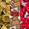200pcs Personalized Halloween Candy Party Favors Chocolate Goodie Bag Filler (Custom Miniatures, Kisses, Peanut Butter Cups) - Carnival Clown view 1