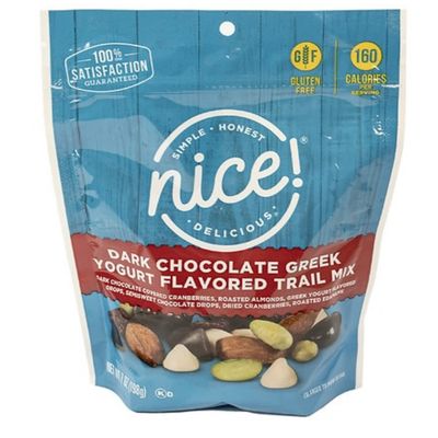 Nice Dark Chocolate Greek Yogurt Flavored Trail Mix 7 oz (Pack pf 2)