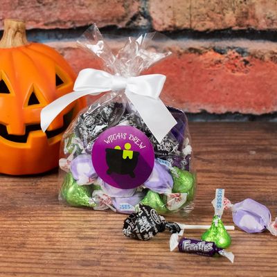 12ct Halloween Candy Goodie Bag Party Favors for Kids & Adults - Bulk (12 Count) - Witches Brew