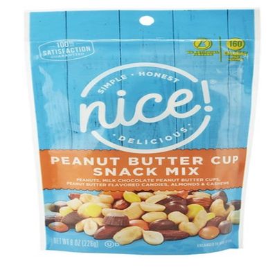 Nice Peanut Butter Cup Snack Mix 8 oz (pack of 2)