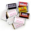 200pcs Personalized Breast Cancer Awareness Candy Favors Chocolate Goodie Bag Filler, (Miniatures, Kisses, Peanut Butter Cups) - Words for a Cure view 2