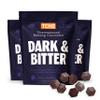 TCHO Dark & Bitter 100% Unsweetened Dark Chocolate Baking Couverture (3 Bag) | Organic & Fair Trade Certified | Non GMO, Non-Dairy, Vegan, Soy Free (8oz each) view 1