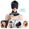 ComfiTECH Cold Cap and Neck Ice Pack Wrap Gel Combo, Care Package for Head and Cervical, Medium view 2