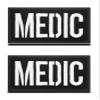 2 Pcs Full Embroidered Medic EMT Medic Medical First Aid Patch (3.15x2 inch)- Perfect for First Aid Pouch, EMT, EMS, Trauma, Medical, Paramedic, First Response Rescue Kit, Tactical Activities view 1
