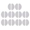 MOMOJIA Eyeglass Nose Pads, 10 Pairs 12mm Push in Plug Insert Glasses Nose Pads Pushin Soft Nose Pads for Glasses Eyeglasses Sunglasses (Color : Clear) view 2