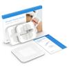 Zip Stitch Wound Closure Kit Device, Butterfly Bandages, Surgical Quality, Emergency Laceration Closures, Suture-Free Surgical Repairment,Quick Clot for Easy Use, First Aid Wound Care (White 2) view 1