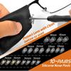 TEKPREM Magnetic Eyeglass Repair Tool Kit, Eye Glasses Repairing Screwdriver Set with Compatible Eyeglass Screws,Silicone Nose Pads,Tweezer,Small Screwdriver for Eyeglasses,Sunglasses and Nose Pads view 4