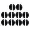 MOMOJIA Eyeglass Nose Pads 10 Pairs Push in Plug Insert Glasses Nose Pads Pushin Soft Nose Pads for Glasses Eyeglasses Sunglasses 12mm (Color : Black) view 2
