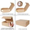 Aimyoo Brown Magnetic Gift Boxes with Lids 13.8x9x4.3 in, Large Bridesmaid Groomsman Proposal Box, Rectangle Collapsible Box for Present Graduation Birthday Storage 5 Pack view 3