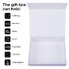 Aimyoo 5 Pack White Magnetic Gift Boxes with Lids 13.8x9x4.3 in, Large Bridesmaid Groomsman Proposal Box, Rectangle Collapsible Box for Present Graduation Birthday Wedding Storage,1 Count (Pack of 5) view 4